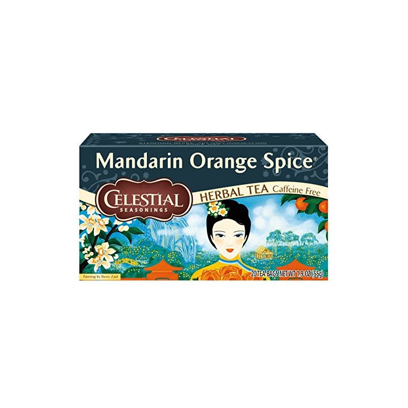 Celestial Seasonings Mandarin Orange Spice Herbal Tea, 20 Count