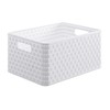 Rotho Country Rattan Effect Storage Box, 18 Litres, Plastic (Polypropylene),