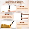 Gisafai 20 Pcs Broom Handle with Threaded Tip Powder Coated