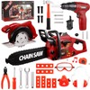 Vextronic Kids Tool Set 36 PCS with Toy Chainsaw Electronic