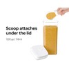 Felli Flip Tite Acrylic Food Storage Container with Lid 6”
