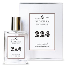 BIOCURA BC Perfume 224 Inspired by Yves Saint L’homme Cologne For Men Replica Fragrance Dupes Eau de Parfum Spray Bottle 1.7 Fl Oz/50ml-X1