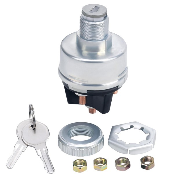 AHL 12V 4-Bit Key Cylinder Main Key Ignition Switch Kit