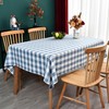 Yofori Heavy Duty Cotton Blend Table Cloth for Square Tables
