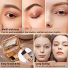 Waterproof Light Eyebrow Powder Kit with Brow Brush 2 in1