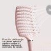 Veraly Cepillo Arqueado Desenredar Cabello Colores Pastel Hueco