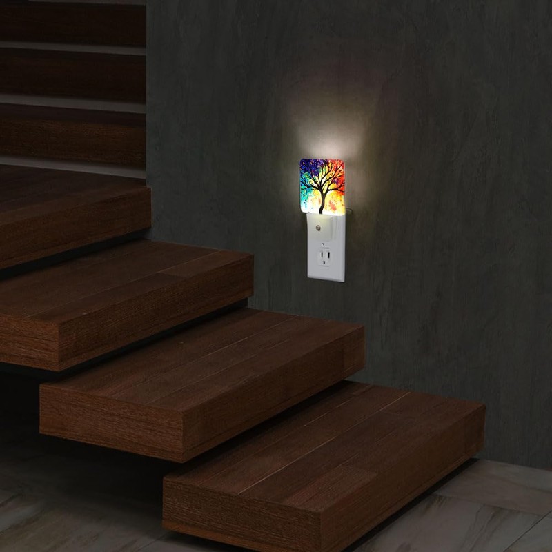 WIRESTER Plug-in LED Night Light Auto Dusk to Dawn Sensor