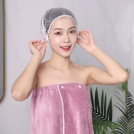 일회용 비닐 샤워캡 위생모자 헤어캡 100매 DD-10221 Disposable Vinyl Shower Cap Sanitary Hair Cap 100 Pieces DD-10221