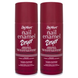 DeMert Nail Enamel Dryer Manicurist's Finishing Spray - (2-Pack) 7.5 fl oz Spray Can - Fast Drying - by Demert Brands, maker of Not Your Mother's