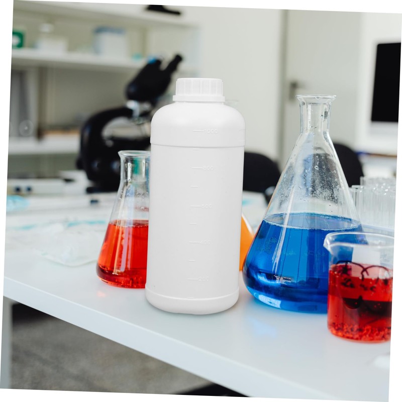 ABOOFAN 3Pcs Reagent Bottles Sturdy Hdpe Laboratory Sample Containers with
