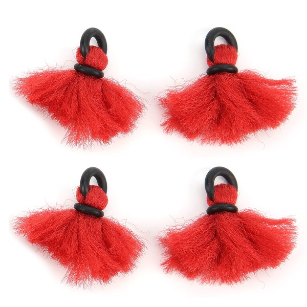 Yuecoom 4pcs Yarn, Foam Indicator, Hand-Tied Floating Nymphs for Fly