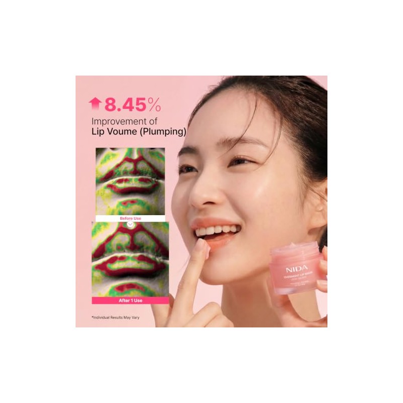 NIDA Overnight Lip Mask - Very Berry | Intense Hydration