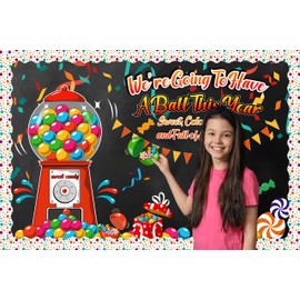 Back to School Gumball Machine Bulletin Board Decorations Welcome Candy Theme Classroom Cutouts Educational Learning Activities Wall Decor