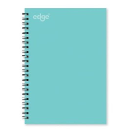 Edge A5 Mint Green Notebook Soft Cover Twin Wire Notepad School Work Note Taking Journal