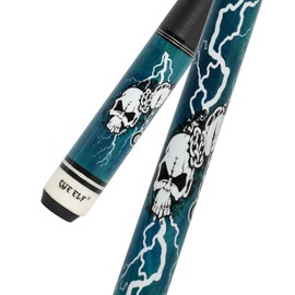 CUEELF Pool Cue Stick Skull Professional Pool Stick Low Deflection Shaft 13mm Black Tip Hardwood Canadian Maple Billiard Cue