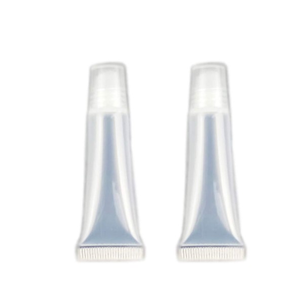 ConStore 15 Pack Lip Stick Containers Clear Plastic DIY Lip Balm Tubes Bottle For Lipstick, Crayon,Chapstick,Homemade Lip Balm,Lip Gloss,Sunscreen Travel Design (5ml)