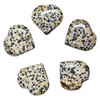 Amazing Gemstone Dalmatian Jasper Stone Heart - Pack of 2