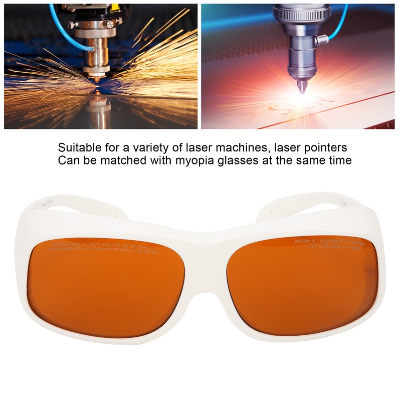 Safety Laser Glasses 532nm 1064nm Wavelength Protective Goggles Wearproof for