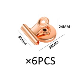 6pcs Magnetic Clips, Anti-Scratch Refrigerator Magnets, Fridge Magnets, Whiteboard Magnets, Strong Colorful Magnets For Kitchen, Refrigerator, Office, School