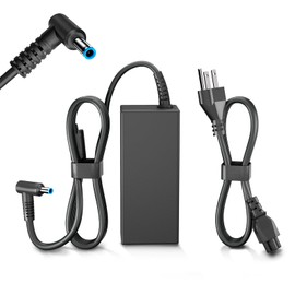 65W 45W Laptop Charger for HP Pavilion x360 11 13 14 15 17, Elitebook 840 850 G5, ProBook 450 G8 G9 640 650 G5, Zbook 14u G4, Envy Smart 19.5V 3.33A AC Adapter Power Supply Cord