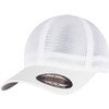 Flexfit Unisex 360 OMNIMESH Cap Baseballkappe, White, S/M