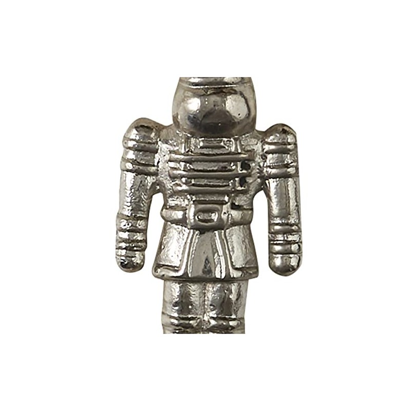 Split P Silver Nutcracker Napkin Ring Set of 4