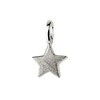 SILBERMOOS Women's Small Star Pendant 925 Sterling Silver, Sterling Silver,
