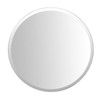 KOHROS Round Beveled Polished Frameless Wall Mirror for Bathroom, Vanity,