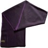 Purple & Black Solid Colour Fringe Design Nepalese Shawl Scarf