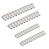 HRLORK Terminal Block 12 Way Electrical Connector Block Strip Dual