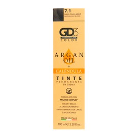GD3 Tinte en Crema Permanente 7.1 Rubio Ceniza Medio 100Ml