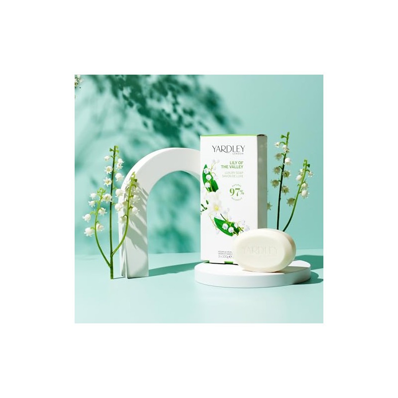 'Yardley London Lily of the Valley Luxury Soap 3 x100g