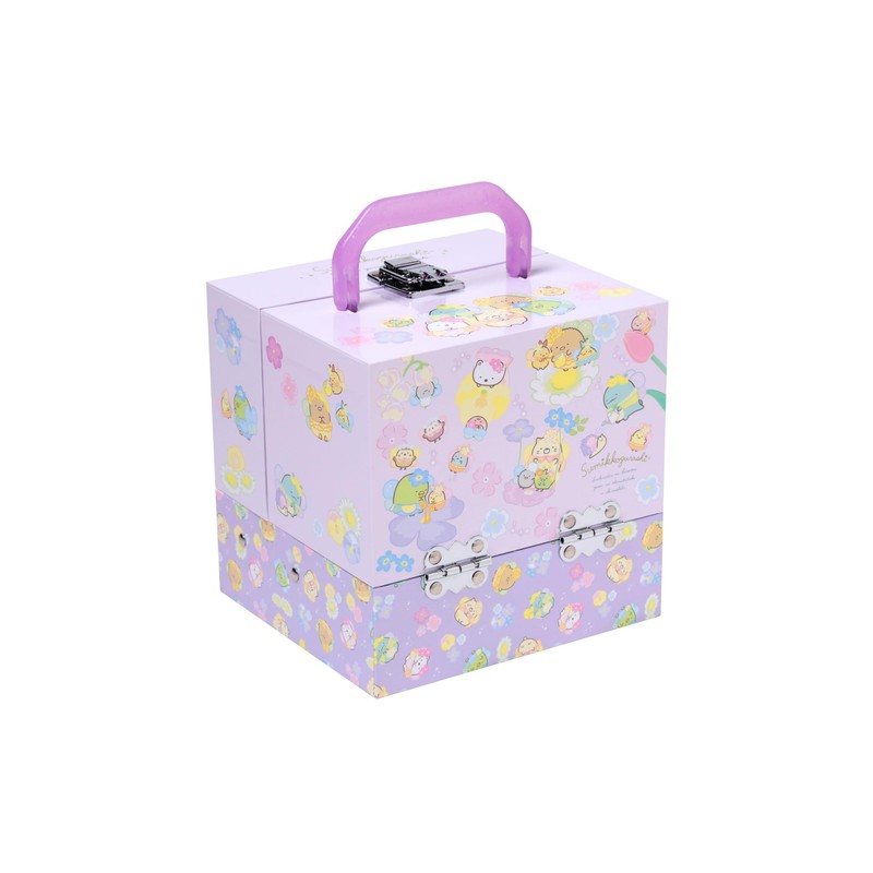 Race 231035 Sumikko Gurashi Mini Vanity Makeup Box, Purple, 6