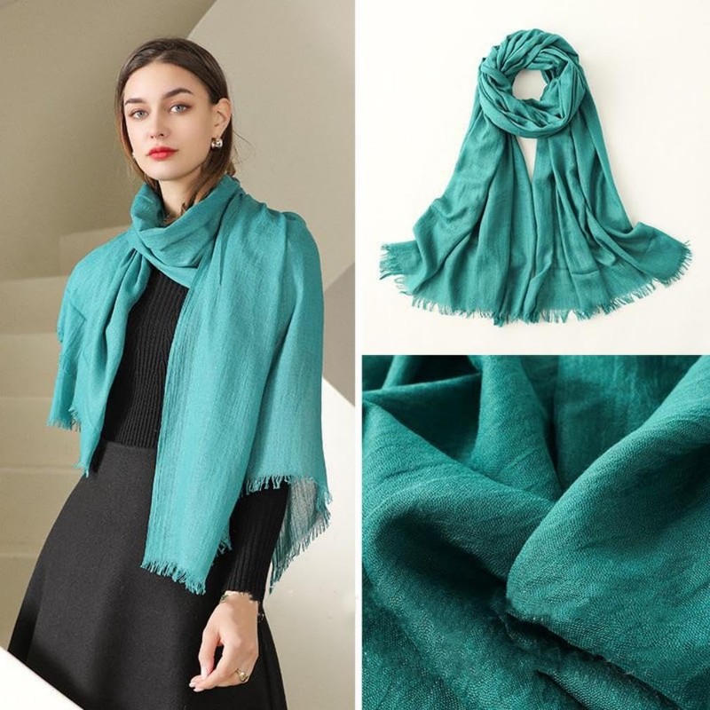 KOUMAKI Gauze Scarf, Large Scarf, Women's, UV Protection, Cotton Linen
