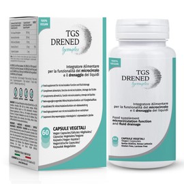 TGS Drened Lycomplex | Draining Supplement | Promotes Microcirculation | with Orthosiphon, Bromelain and Bilberry | 60 Vegetable Capsules