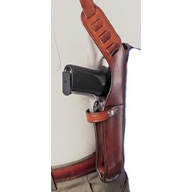 Bianchi Gun Leather Bianchi X15 Shoulder Holster 4-5 Auto - Tan (Left Hand, Large)