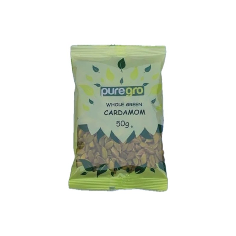 Whole Green Cardamom (Puregro) 50g