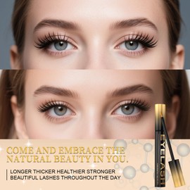 Lash Serum for Eyelash Growth, Premium Lash Enhancing Serum with Advanced Formula Volumizing Longer Fuller and Thicker Looking Lashes, Eyelash Growth for Sensitive Eyes (5 mL)