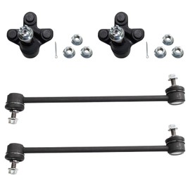 TRQ Front Suspension Kit Ball Joint Sway Bar Stabilizer Link Compatible with 2019-2023 Acura RDX 2018-2022 Honda Accord 2016-2021 Civic 2020-2022 CR-V 2019-2022 Insight