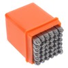 Hohopeti Alloy Steel Alphabet and Numbers Stamp for Craft Durable