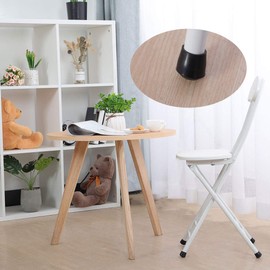 sourcing map Set of 4 Chair Leg Caps Rubber Leg Cap Drinking Cup Feet Covers Chair Leg Caps for Furniture Chair Black 25 mm/1 Inch