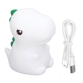 Pat Light Silicone Dinosaur Cute Nursery Color Changing Kids Night Light for Bedroom