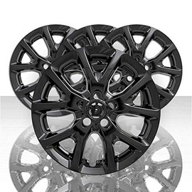Auto Reflections Set of 4 17" 10 Vent Wheel Skins for Jeep Cherokee 2014-2018 9130 - Gloss Black
