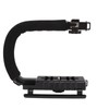 PULUZ U C Shape Video Action Stabilizing Handle Grip ABS