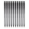 Ballpoint Pens, PBLOM Stick Biro Pens, 0.7mm Fine Tip, BLACK,