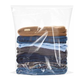 DIFEIUKI Zipper Bags, Extra Large, Ultra-Thick Plastic Bags, 10-Piece Set, Ziplock, Secure Closure, Waterproof, Moisture-Proof, Transparent Vinyl Bags, Zipper Bags, Gardening, Fishing, Outdoor