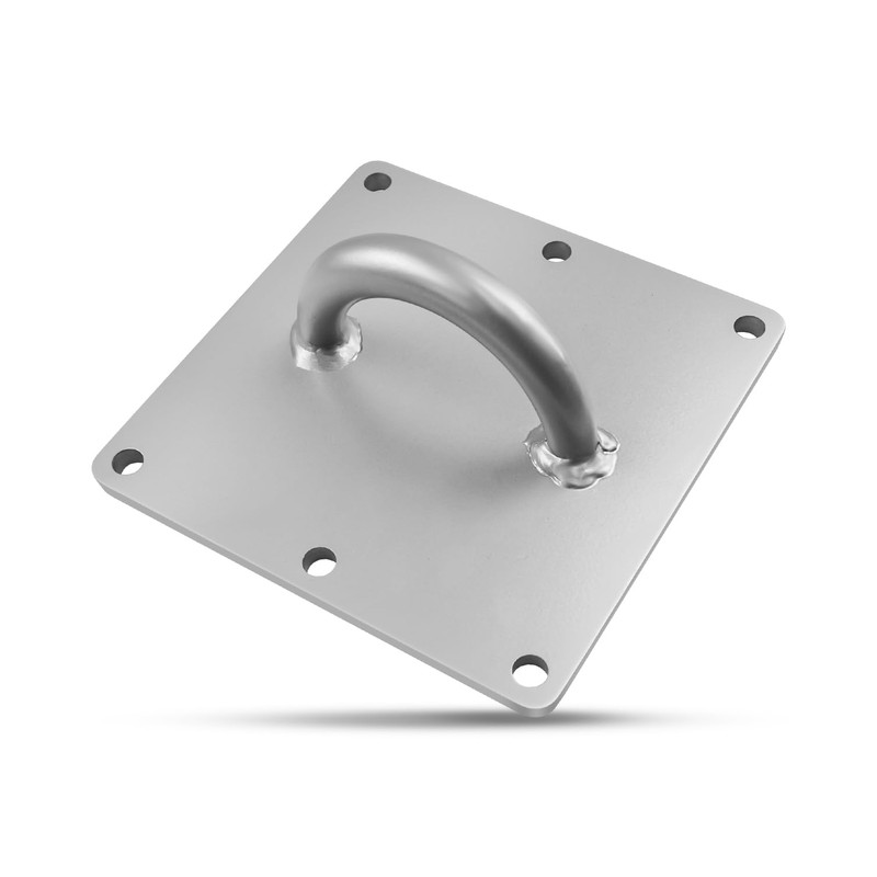 HZSIFU 7.8 x 7.8 Inch D-Ring Anchor Plate for Concrete