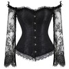 Zhitunemi Corset Tops For Women Renaissance: Womens Halloween Costume Corset