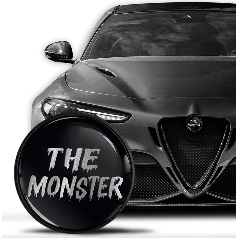 SkinoEu Compatible with Alfa Romeo Front Bonnet Badge Rear Boot