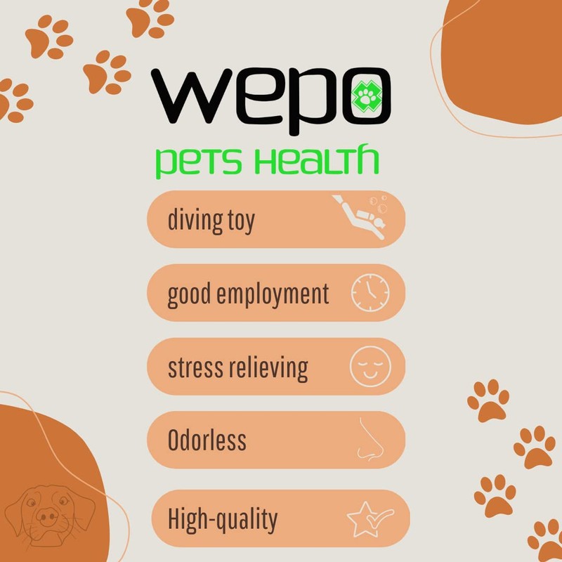 WEPO Teething Ring Dog Diameter 15 cm Orange - Puppy